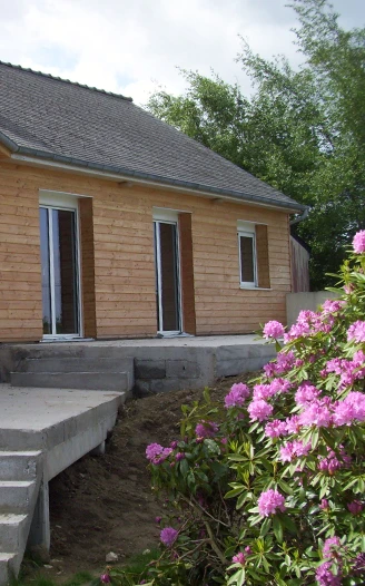 Façade bardage en bois